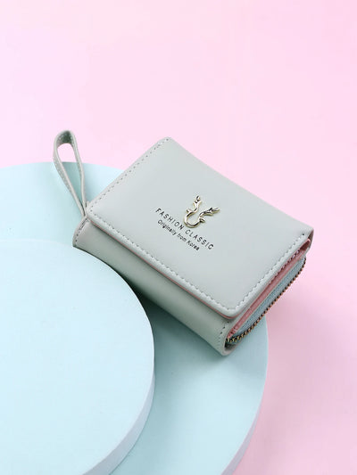 Luxury Brand Women's Small Wallet Female Card Holder Short Wallets with Coin Purse for Woman Ladies PU Leather Hasp Mini Clutch - Smarsty