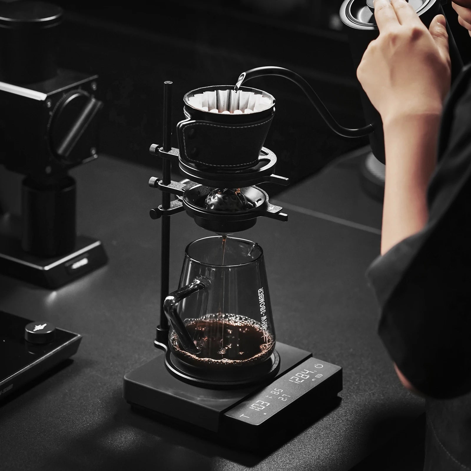 MHW-3BOMBER Cube Coffee Scale 3.0 Pro Max Digital Kitchen Coffee Scale High Precision Flow Rate Big Battery Coffee Accessories