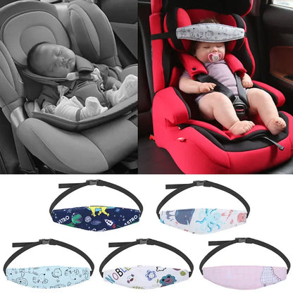 Adjustable Baby Head Support Pillow for Car Seat Travel - Smarsty