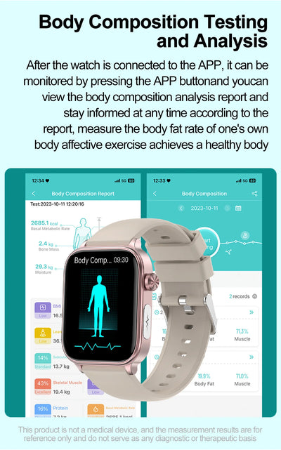 2025 Smart Watch with ECG PPG Health Monitoring - Smarsty