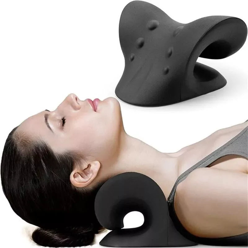 Neck And Shoulder Relaxer Cervical Traction Device - Smarsty