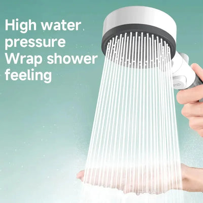 High Quality 8 Mode Shower Head Water Filter Adjustable High Pressure Shower Portable One-Key Stop Shower Bathroom Accessories - Smarsty