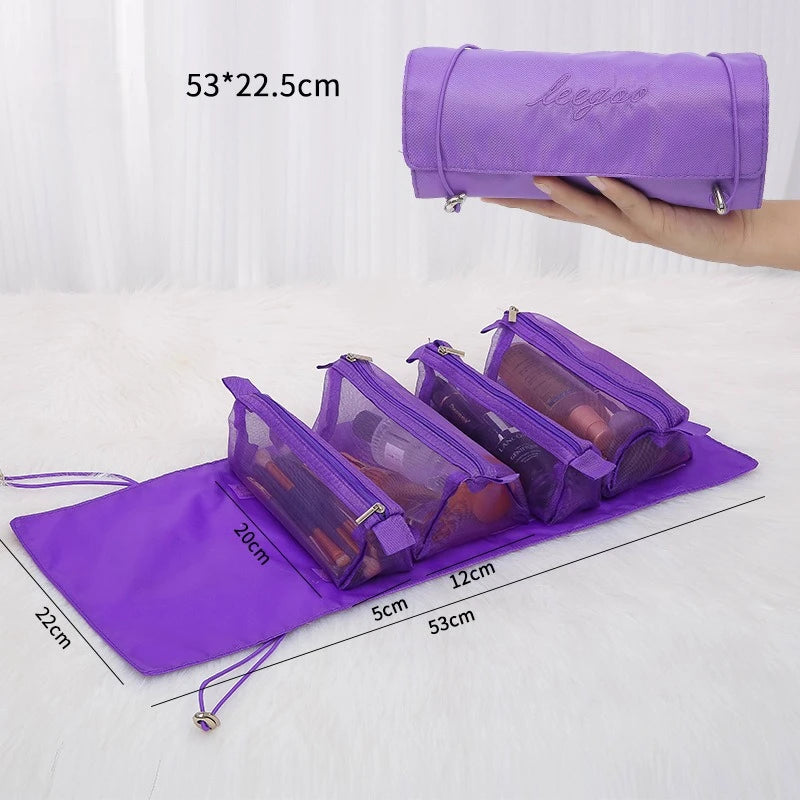 Transparent Cosmetic Bag Travel Organizer For On The Go - Smarsty