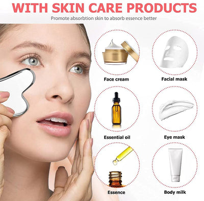 Stainless Steel Gua Sha Board for Facial Massage - Smarsty