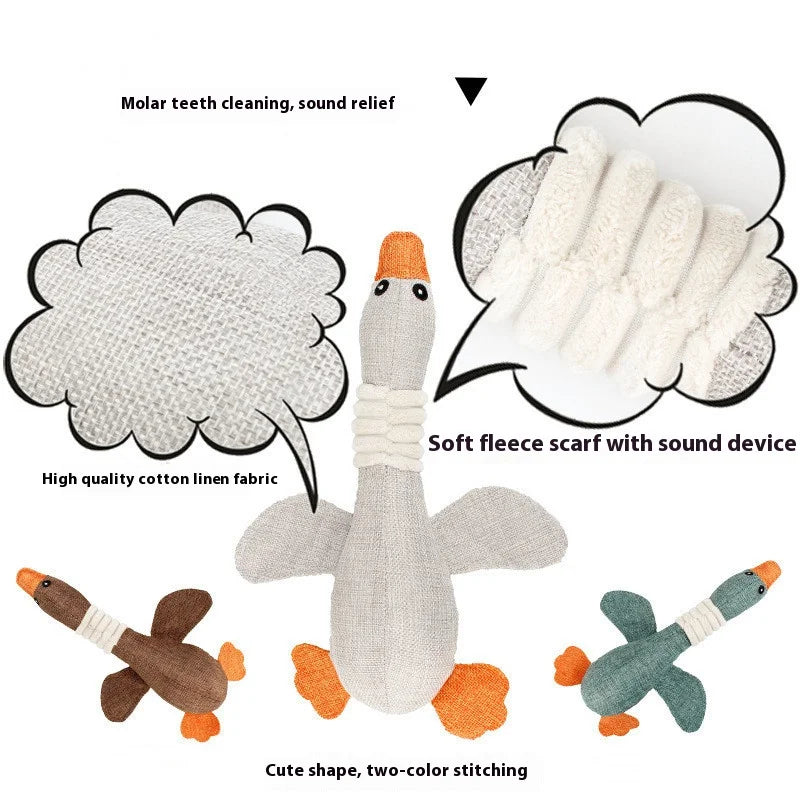 Soft Plush Dog Chew Toy with Squeaker - Smarsty