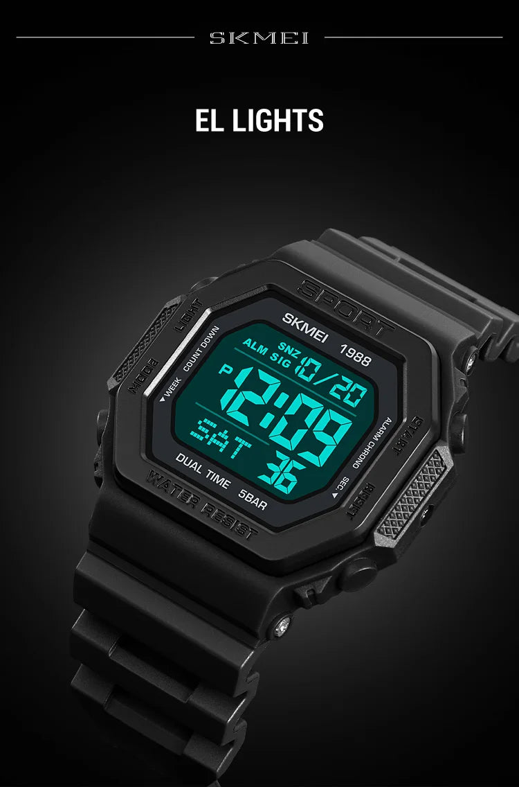 SKMEI Military Countdown Chrono Watch for Men - Smarsty