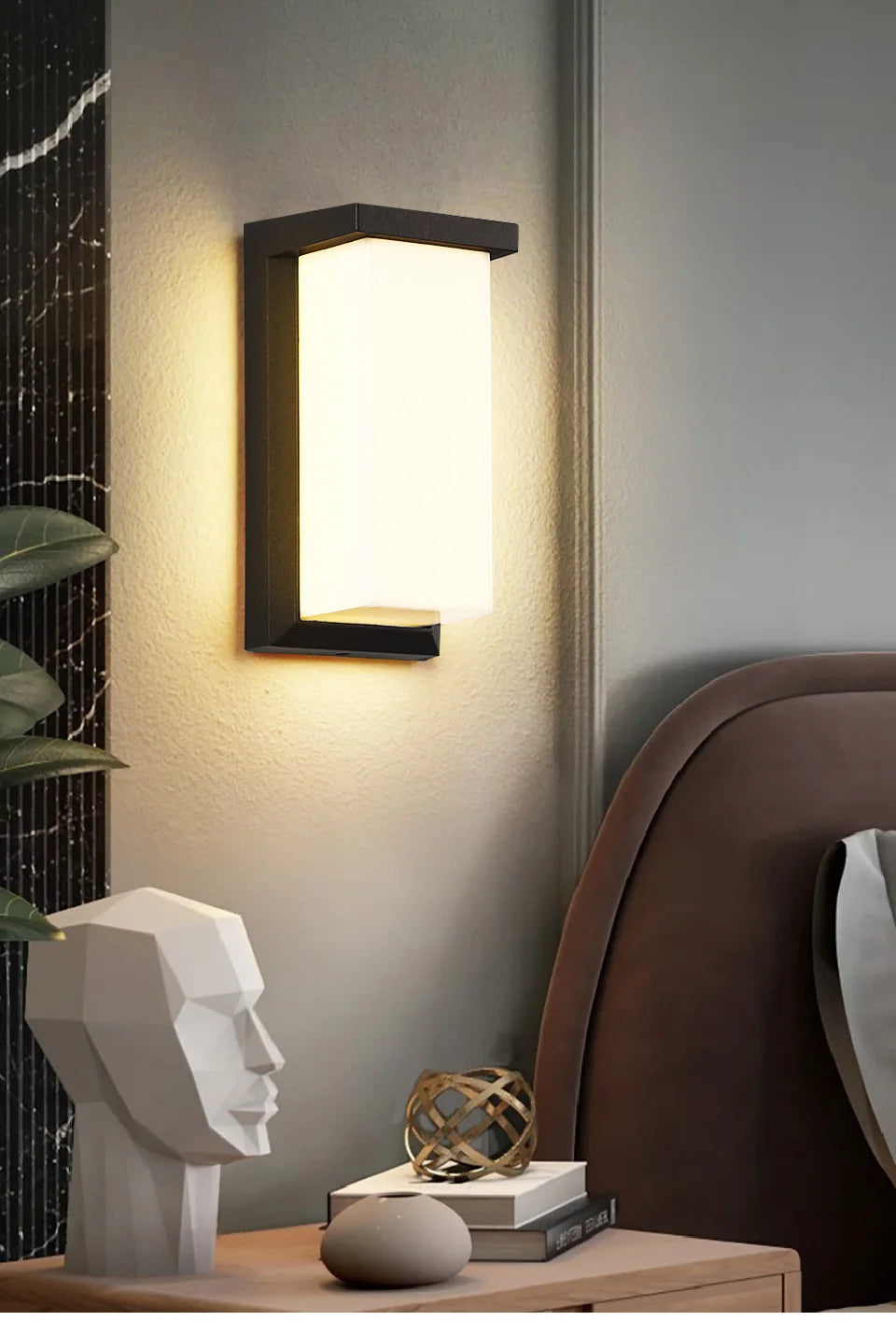 LED Outdoor Wall Light with Motion Sensor for Security - Smarsty