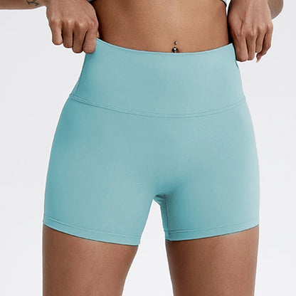 Hearuisavy Running Sports Shorts Women Buttock Lift Gym Leggings Women Cycling Slim Fit Workout Shorts High Waist Yoga Shorts - Smarsty