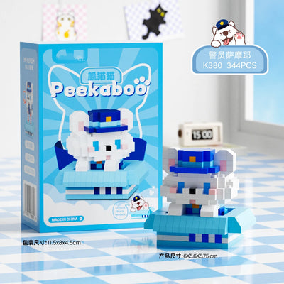 Animal Small Particle Dog Cat  Mini Building Blocks DIY Assembly Brick Sets Educational Toys for Kid 10 To 12 Year Birthday Gift - Smarsty
