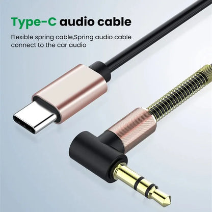 USB C to 3.5mm AUX Audio Adapter for Clear Sound - Smarsty