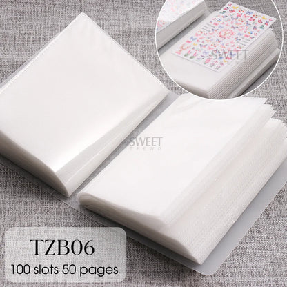 Nail Art Stickers Storage Book for Easy Organization - Smarsty