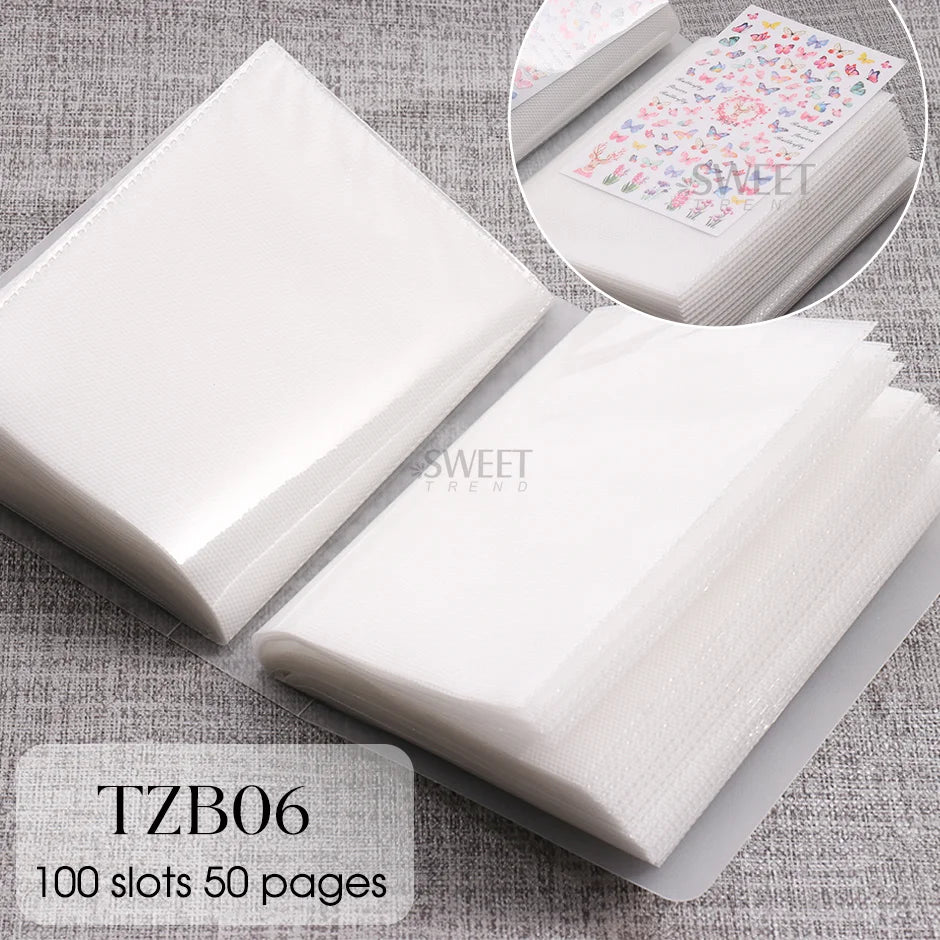 Nail Art Stickers Storage Book for Easy Organization - Smarsty
