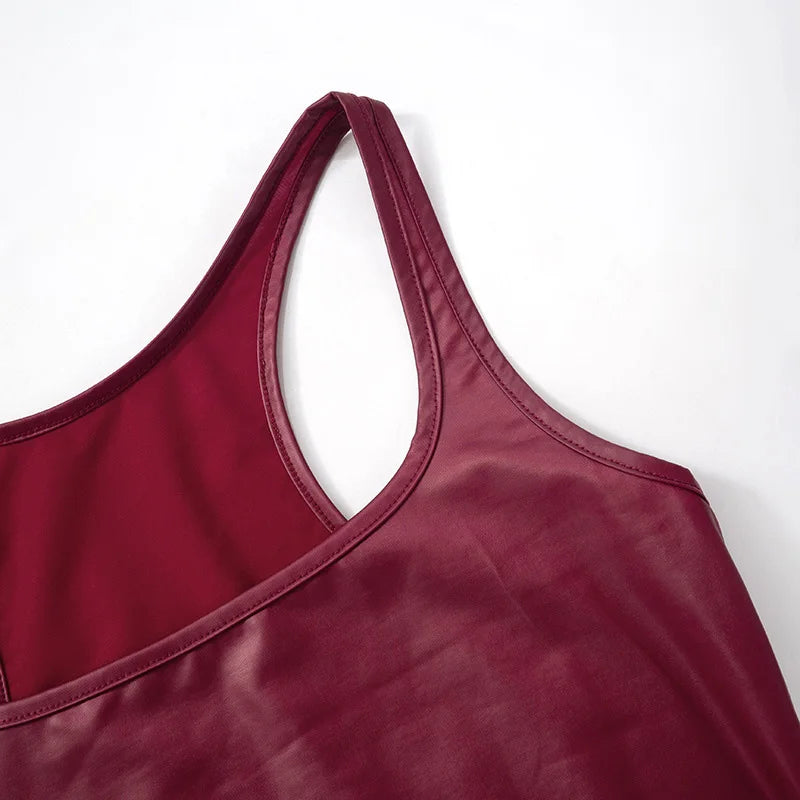 Solid Tank Top Women Edgy Clothes Y2k Accessories Sleeveless Ropa De Mujer Square Collar Camison Verano Korean Fashion Clothing