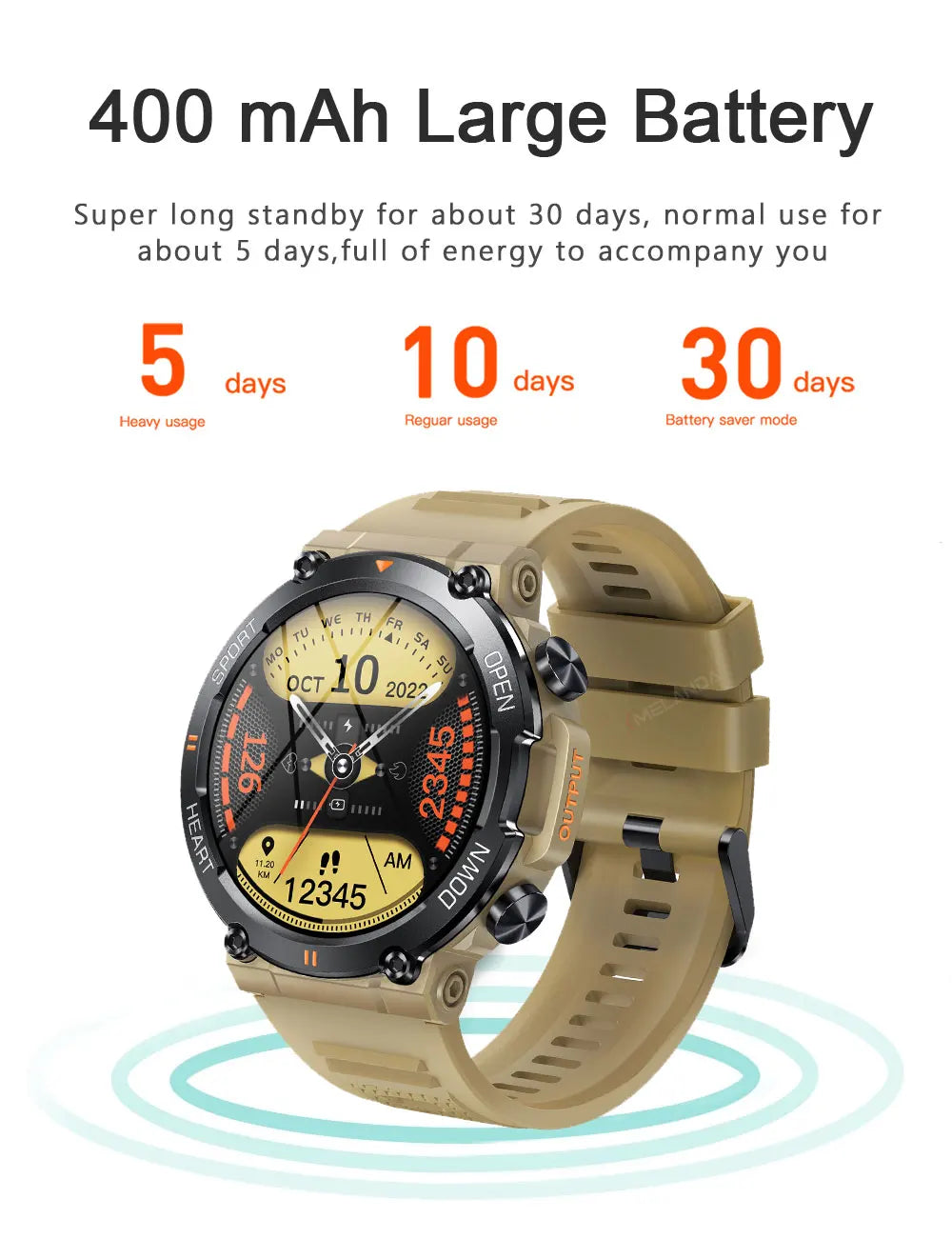 HD Bluetooth Call Smart Watch for Men Fitness Tracker - Smarsty