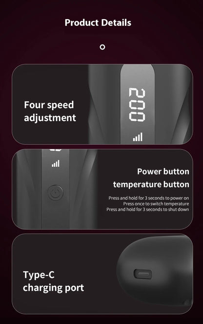 Wireless Hair Straightener Comb with Negative Ions - Smarsty