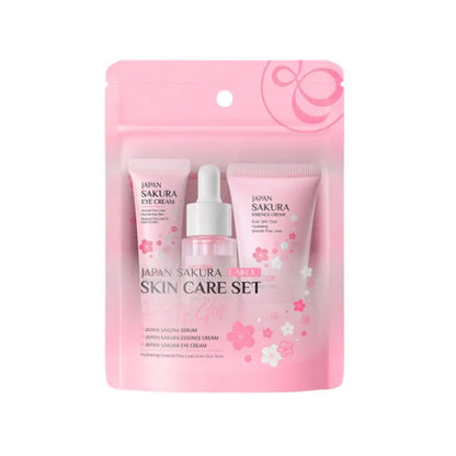 5/3pcs/Set Sakura Skin Care Sets Face Cream Serum Toner Facial Cleanser Sunscreen Eye Cream Gift Box Face Skin Care Set Product - Smarsty