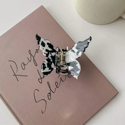 French Retro Butterfly Hair Clips for Trendy Girls - Smarsty