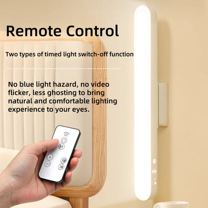 Rechargeable LED Table Lamp with Magnetic Base and Dimmable Light - Smarsty