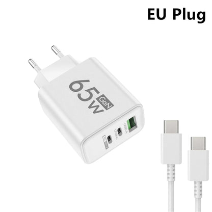 Three Port USB C PD Charger Fast Charge Wall Adapter - Smarsty