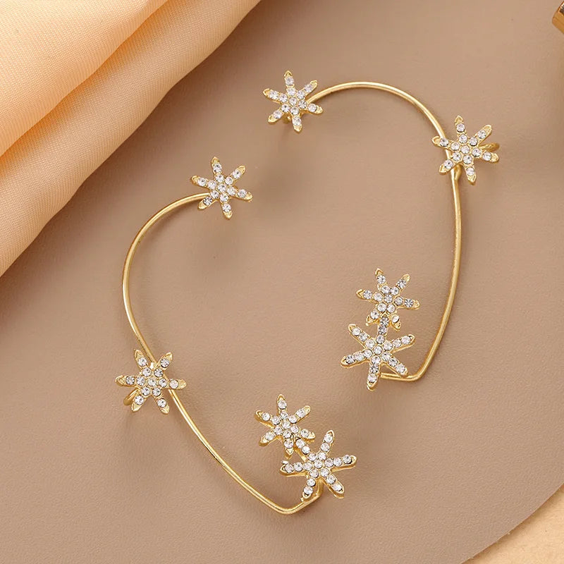 Luxury Crystal Butterfly Clip Earrings for Stylish Women - Smarsty