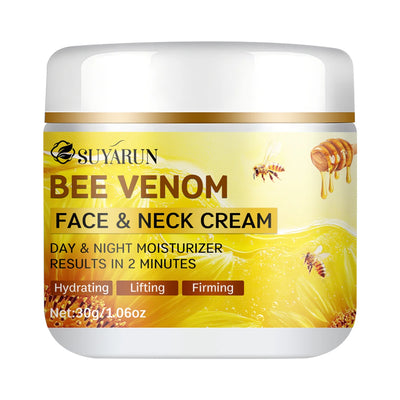 SUYARUN Bee Venom Collagen Anti-Aging Face Cream | Firming Lifting Moisturizer | Wrinkle Reduction | 24H Hydration. - Smarsty