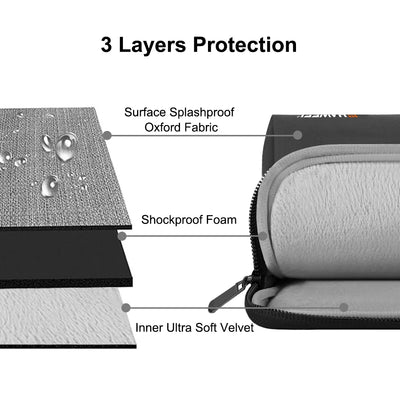 Crossbody Laptop Bag 13 To 16 Inch Durable Nylon Case - Smarsty