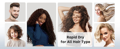 High Speed Hair Dryer with Diffuser and Negative Ions - Smarsty