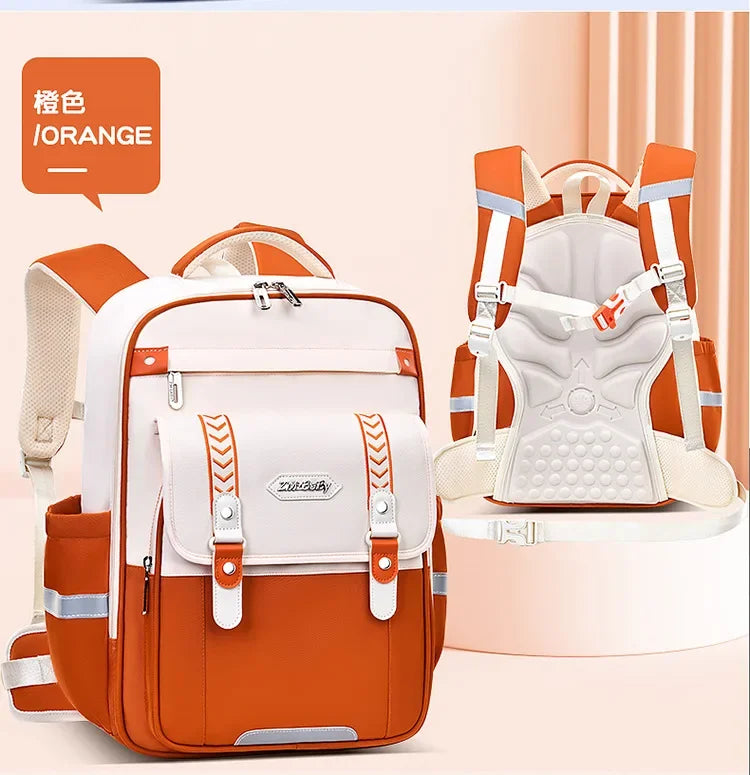 Waterproof Kids School Backpack With Orthopedic Support - Smarsty