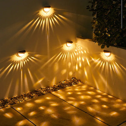 LED Solar Waterproof Fence Lights for Garden Pathway - Smarsty