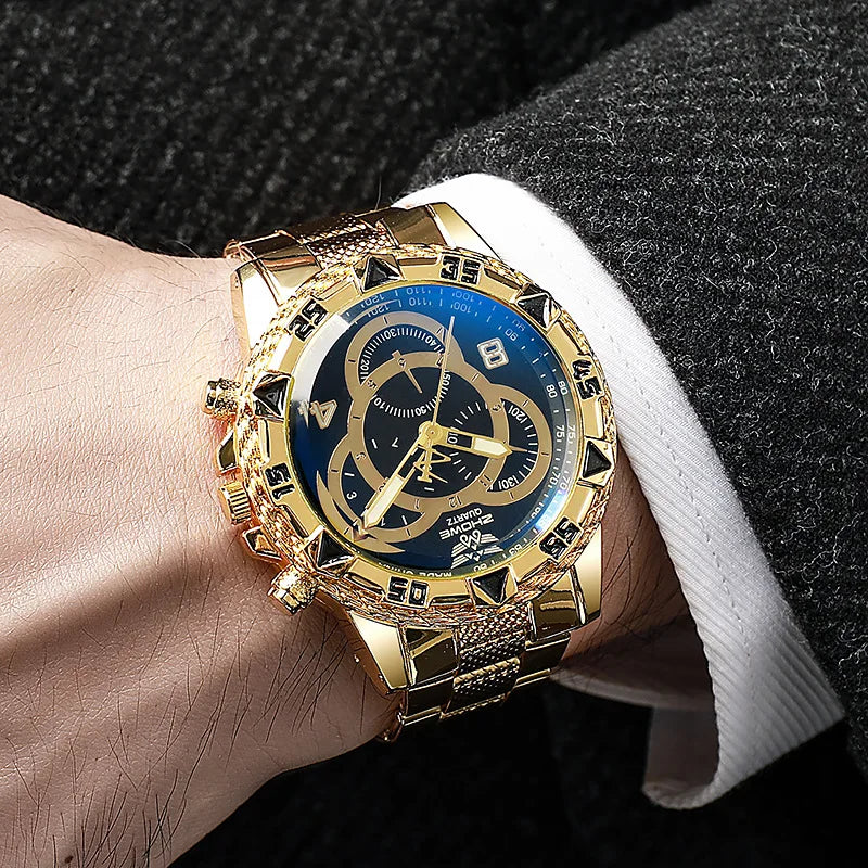 Fashion Male Business Dress Quartz Wrist Watch for Men - Smarsty