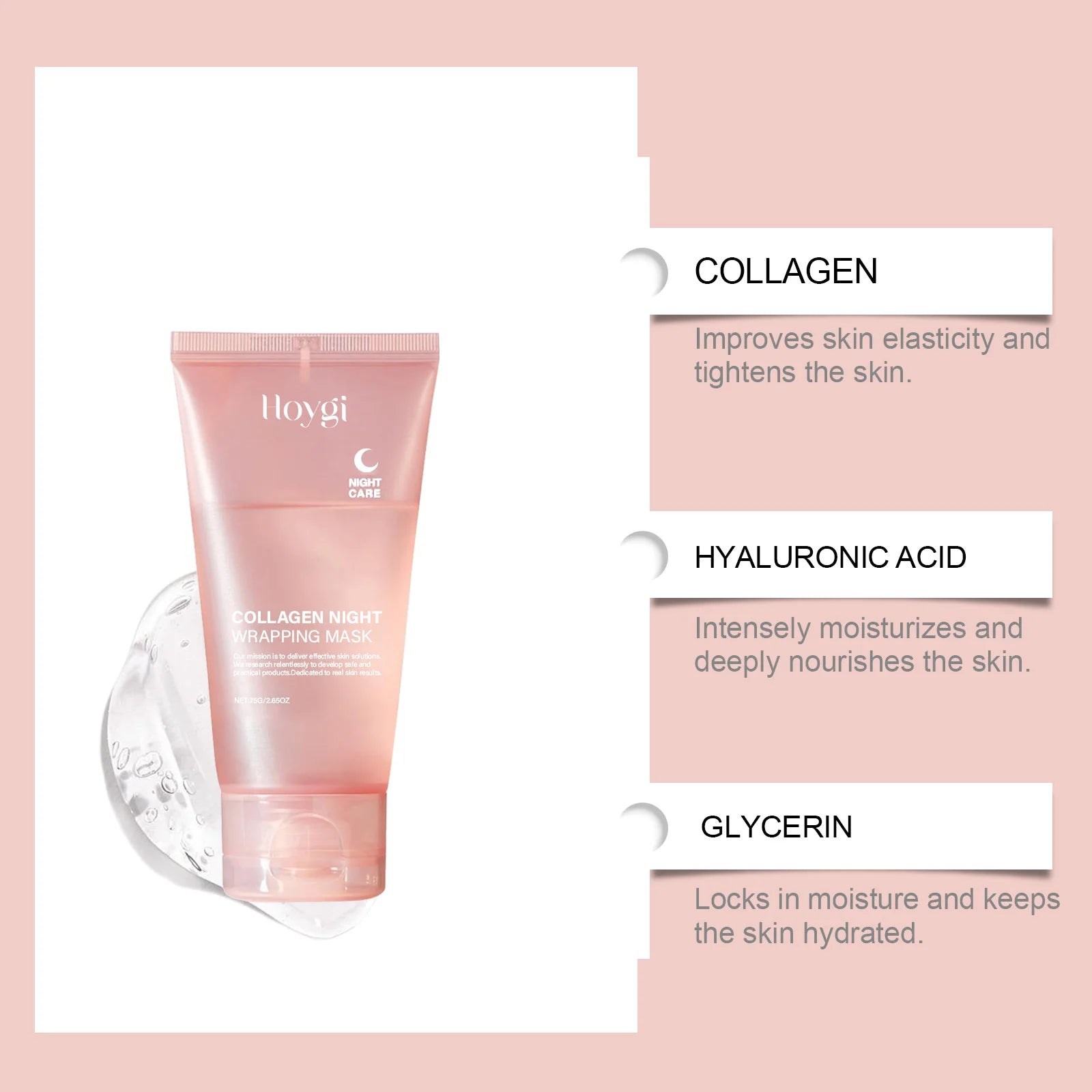 Collagen Peel-Off Mask for Deep Hydration and Firming - Smarsty