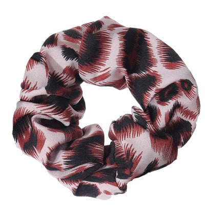 Leopard Print Scrunchie High Elastic Hair Tie Elegant - Smarsty