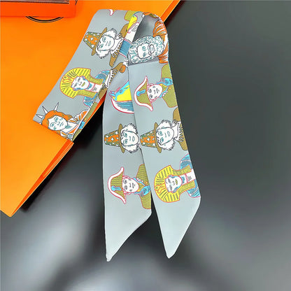 Silk Summer Scarf for Women Lightweight Neckwear - Smarsty