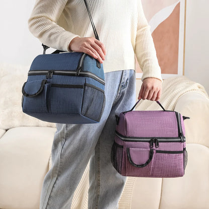 Portable Thermal Lunch Bag Insulated Cooler For Office - Smarsty