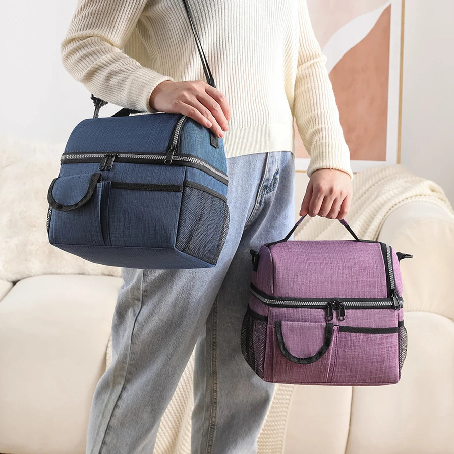 Portable Thermal Lunch Bag Insulated Cooler For Office - Smarsty