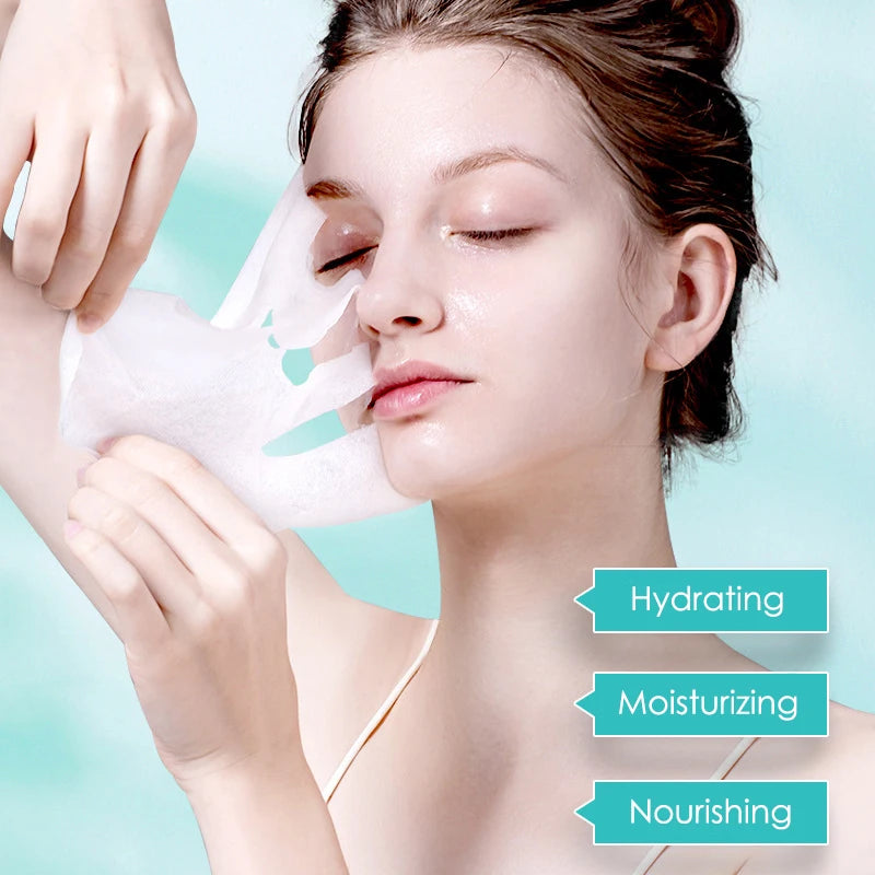 Hyaluronic Acid Hydrating Facial Mask 10 Pack - Smarsty