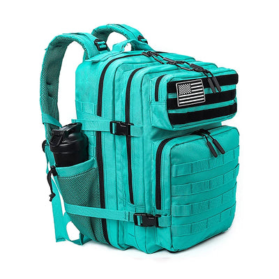 LHI 45L Tactical Backpack for Men and Women Large Athlete Gym Bag Outdoor Sports Hiking Survival Rucksack with Bottle Holder - Smarsty