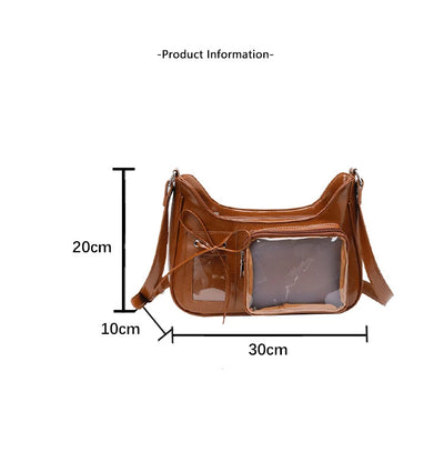 Y2K Harajuku Transparent Ita Bag Crossbody Purse For Women - Smarsty