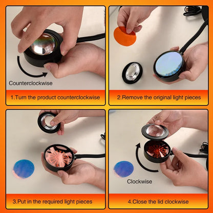 USB Sunset Light Projector for Stunning Bedroom Decor - Smarsty