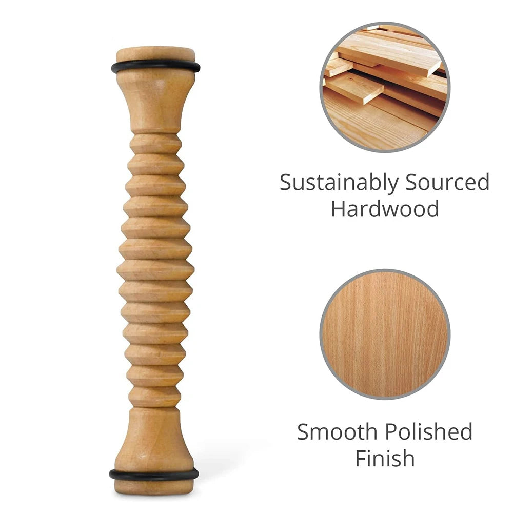 Wooden Foot Roller Massager for Stress Relief - Smarsty