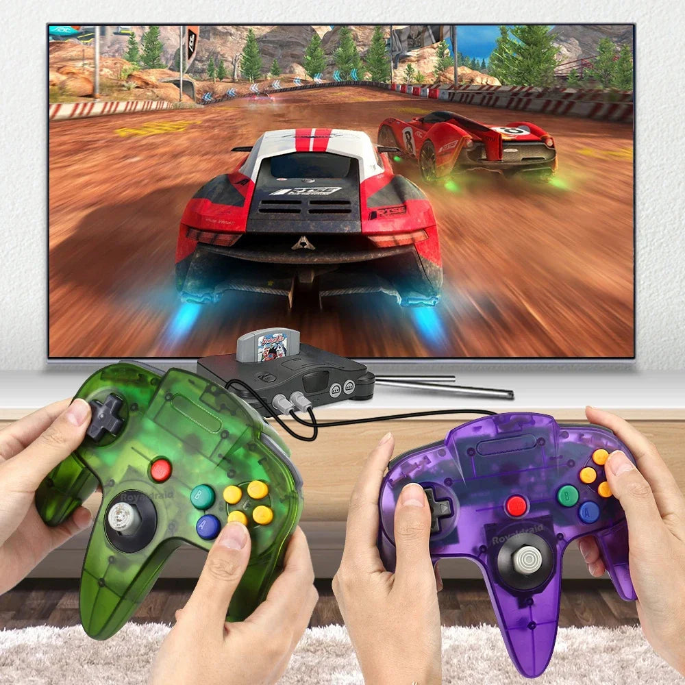 N64 Classic Wired Gamepad Controller With 8 Color Options - Smarsty