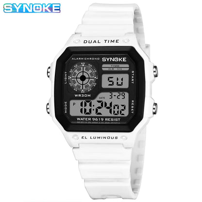 Waterproof Luminous Digital Sports Watch for Men and Women - Smarsty
