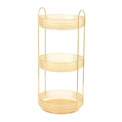 Multifunctional Lipstick Storage Box Rotating Drawer Makeup Box Transparent Desktop Skin Care Product Storage Rack by Smarsty