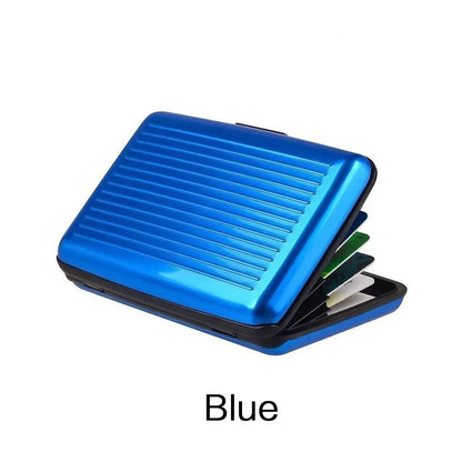 2025 RFID Blocking Metal Wallet Women Men Business ID Credit Card  Protector Card Holder High Quality Waterproof Anti-scan Purse