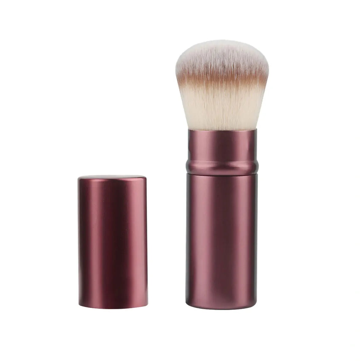 Retractable Makeup Brush with Aluminum Handle for Easy Application - Smarsty