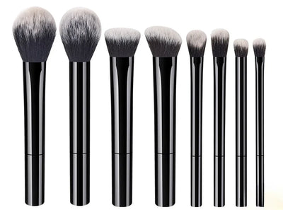 Soft Synthetic Hair Makeup Brush Kit for Flawless Application - Smarsty