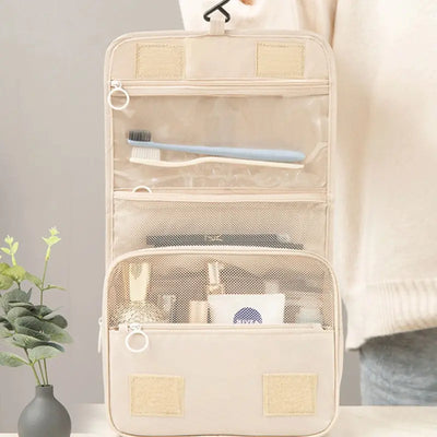 Waterproof Travel Makeup Bag With Hook And Organizer - Smarsty