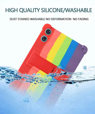 For Teclast P50 AI Tablet 11" Android 15 Case Shockproof Cover Soft Silicon Stand Protective Shell