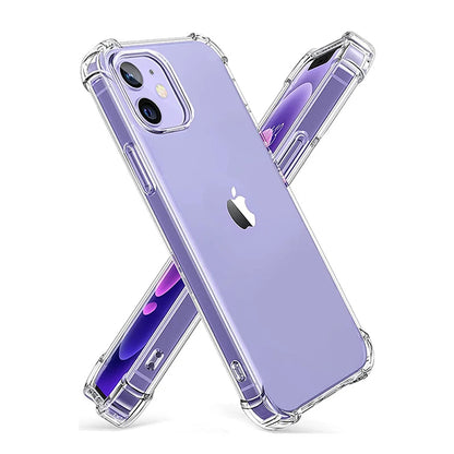Shockproof Clear Silicone Case for iPhone - Smarsty