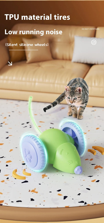 Interactive Electric Mouse Toy for Cats with Obstacle Avoidance - Smarsty